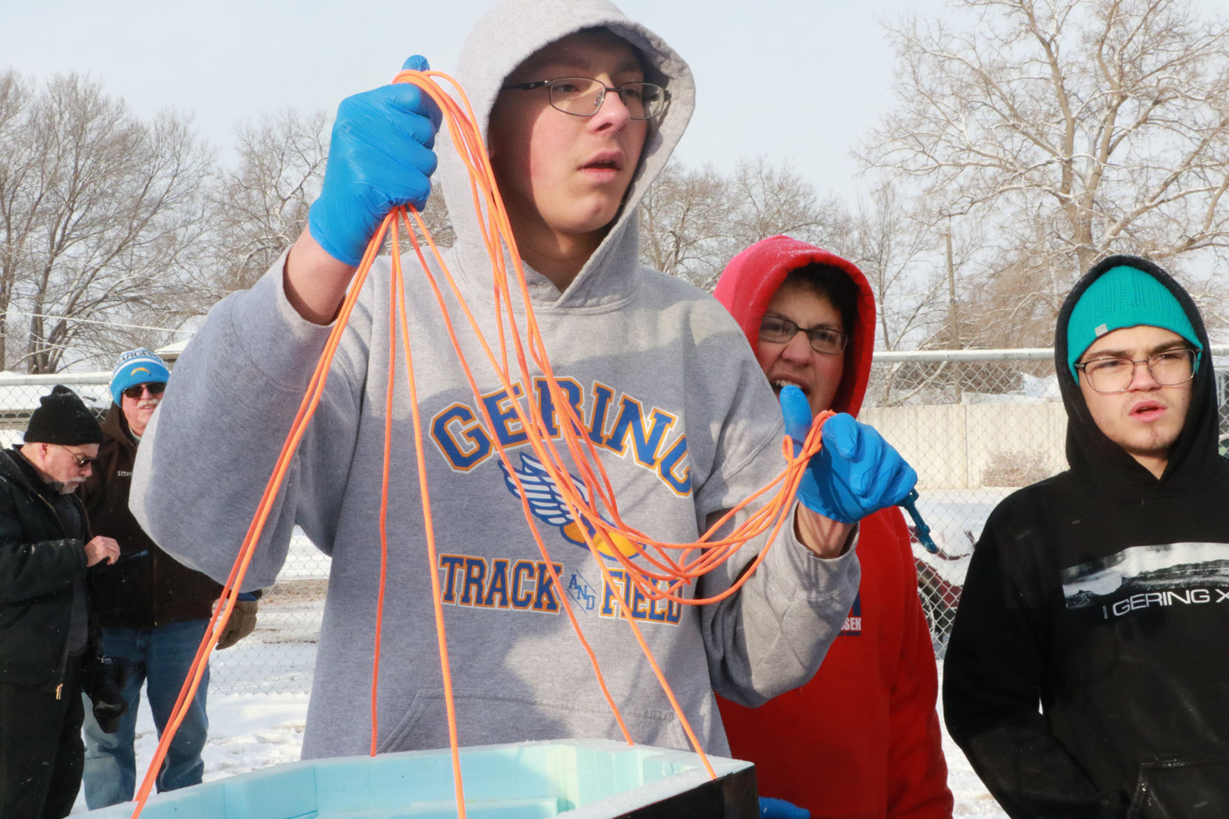 PHOTOS: Weather balloon launch at Lincoln Elementary